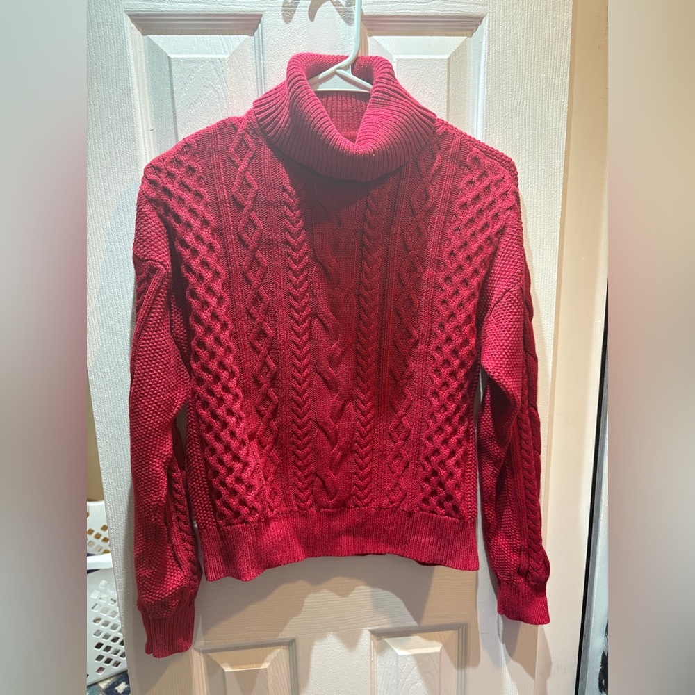 Gap Red Turtleneck Sweater